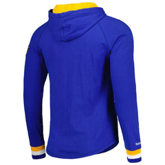 NHL Blue St. Louis Blues Mitchell & Ness Legendary Slub Hoodie Long Sleeve T-Shirt