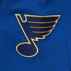 NHL Blue St. Louis Blues Mitchell & Ness Legendary Slub Hoodie Long Sleeve T-Shirt