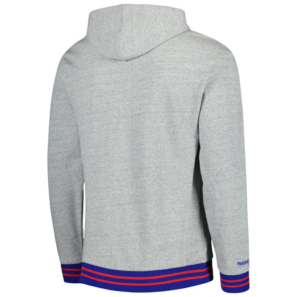 NHL Heather Gray Washington Capitals Mitchell & Ness Classic French Terry Pullover Hoodie