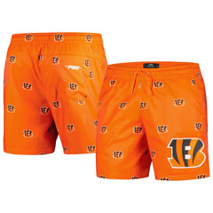 Pro Standard Allover Print Mini Logo Shorts - Cincinnati Bengals