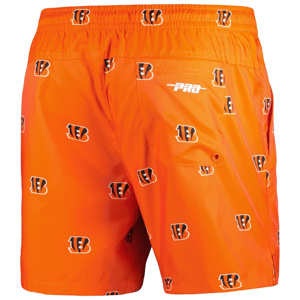 Pro Standard Allover Print Mini Logo Shorts - Cincinnati Bengals