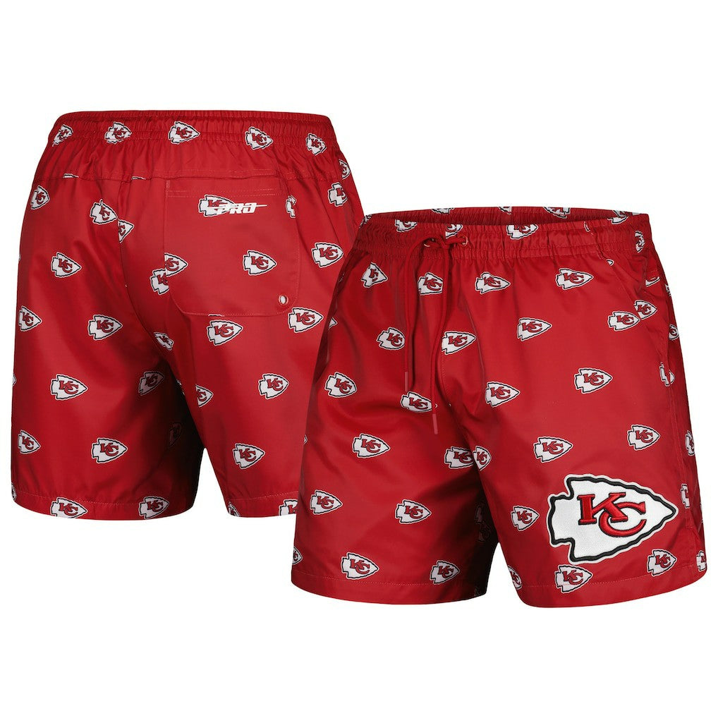 Pro Standard Allover Print Mini Logo Shorts - Kansas City Chiefs