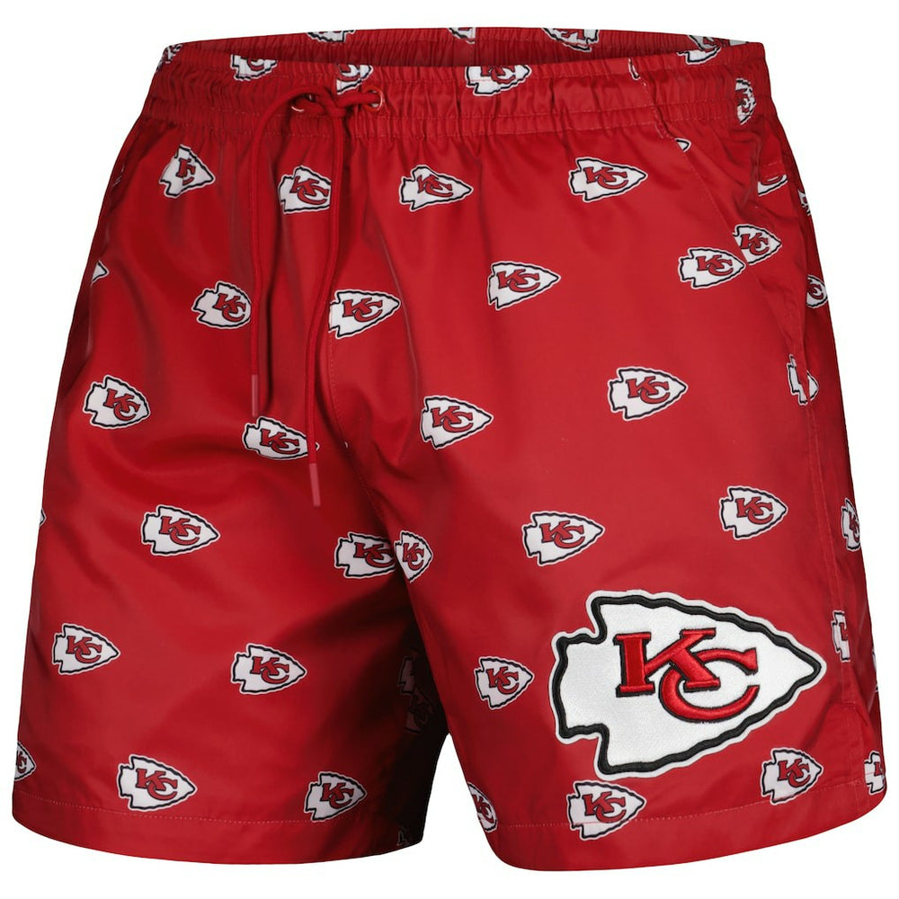 Pro Standard Allover Print Mini Logo Shorts - Kansas City Chiefs