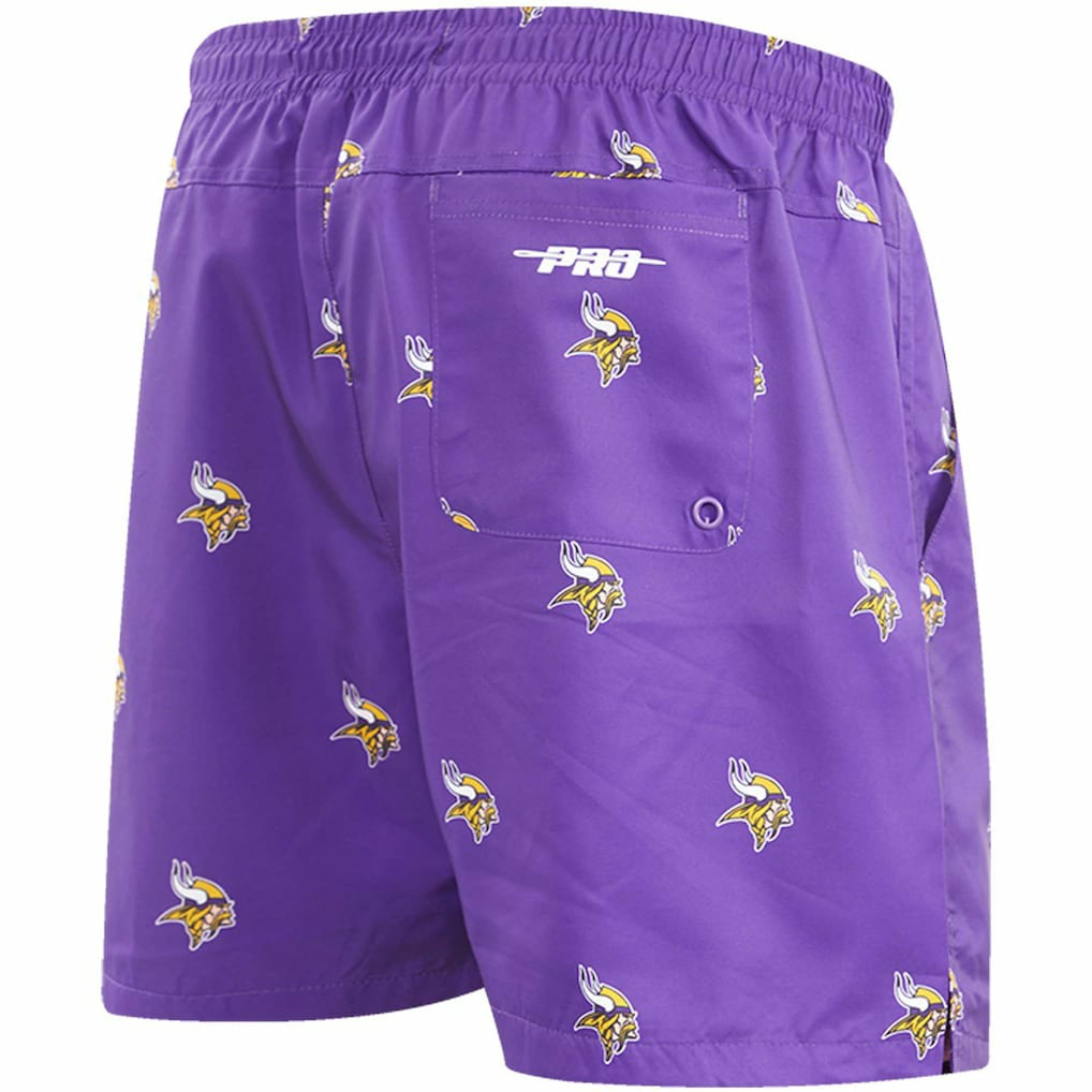 Pro Standard Allover Print Mini Logo Shorts - Minnesota Vikings