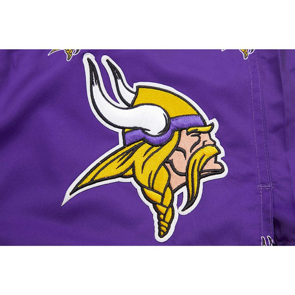 Pro Standard Allover Print Mini Logo Shorts - Minnesota Vikings