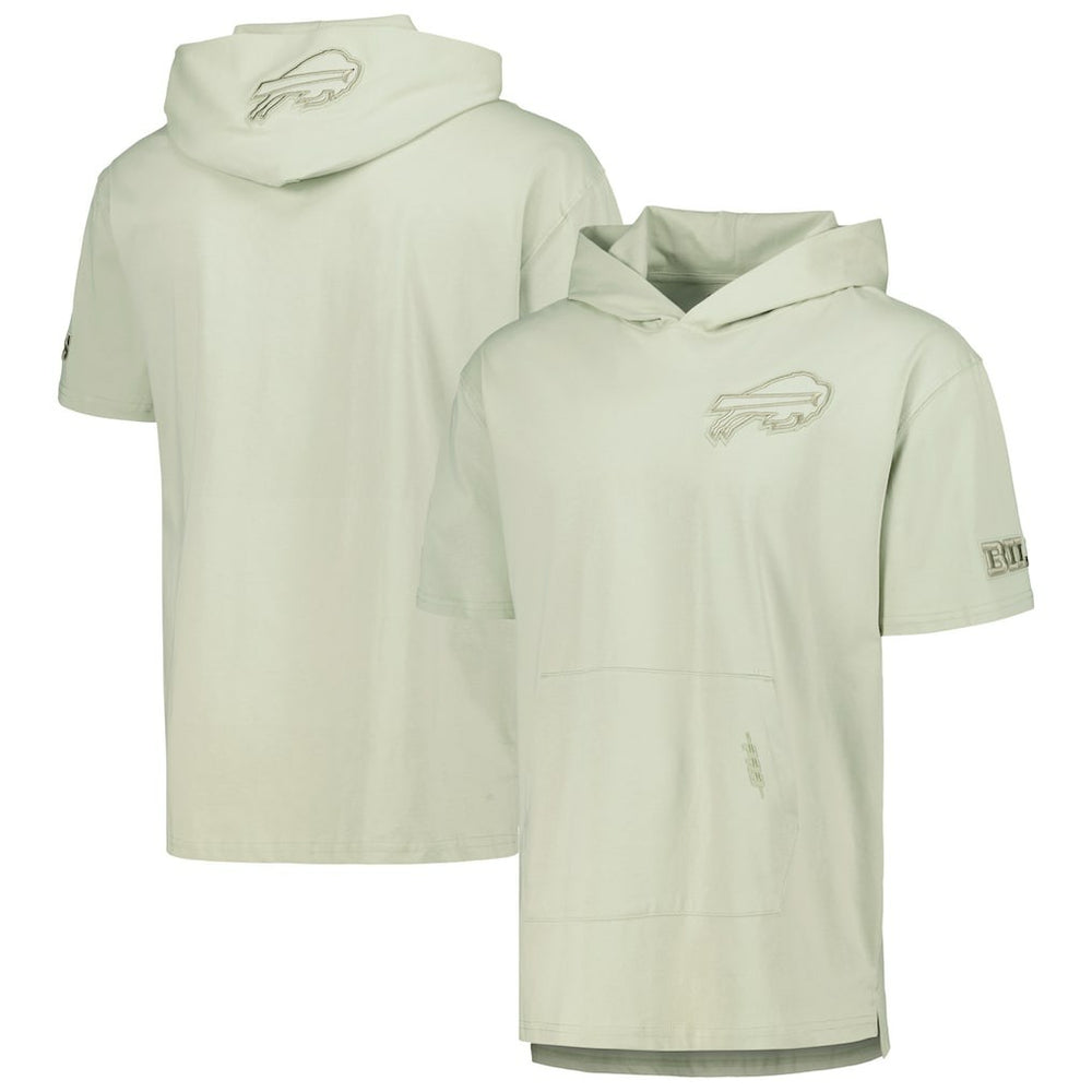 Pro Standard Neutrals Short Sleeve Pullover Hoodie - Buffalo Bills