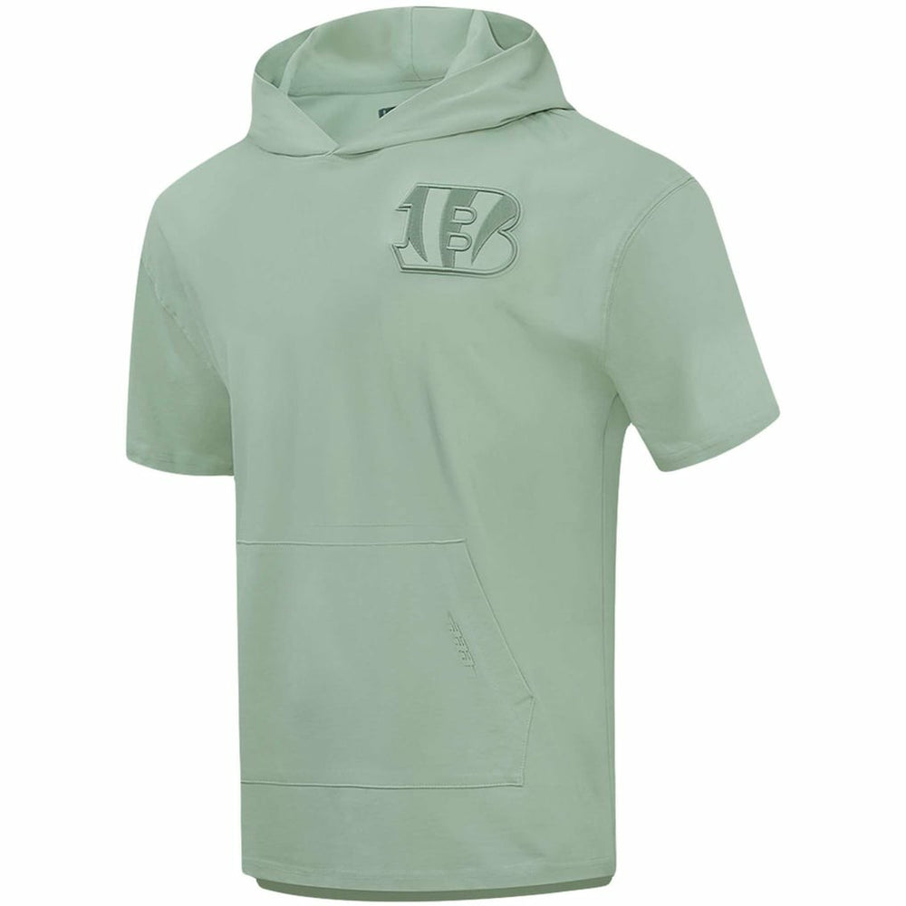 Pro Standard Neutrals Short Sleeve Pullover Hoodie - Cincinnati Bengals
