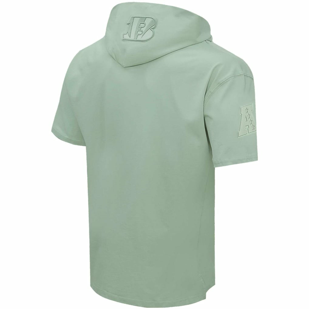 Pro Standard Neutrals Short Sleeve Pullover Hoodie - Cincinnati Bengals