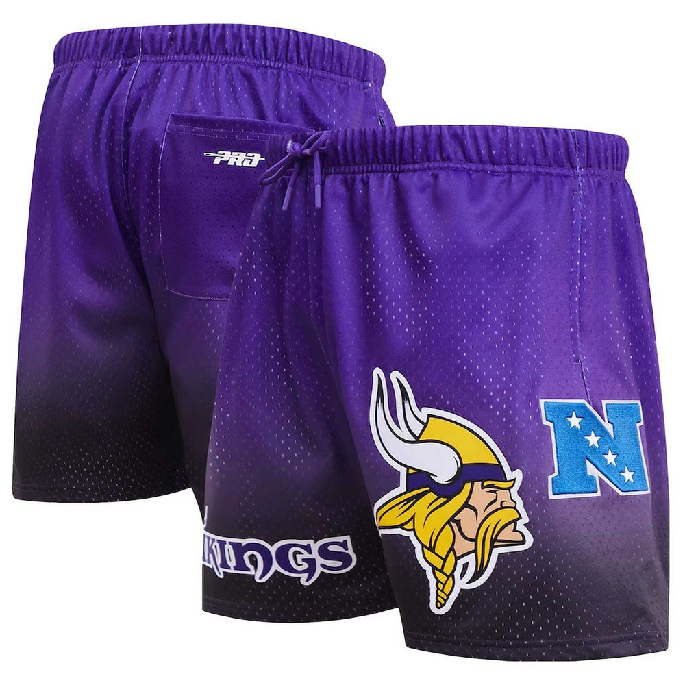 Pro Standard Ombre Mesh Shorts - Minnesota Vikings