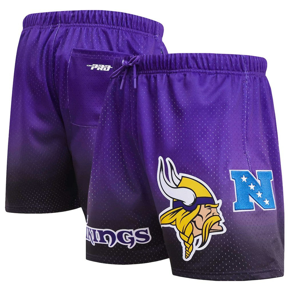 Pro Standard Ombre Mesh Shorts - Minnesota Vikings