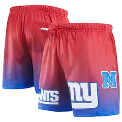 Pro Standard Ombre Mesh Shorts - New York Giants