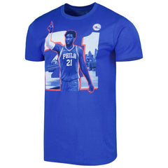 NBA Joel Embiid Philadelphia 76ers Stadium Essentials Unisex Player Skyline T-Shirt