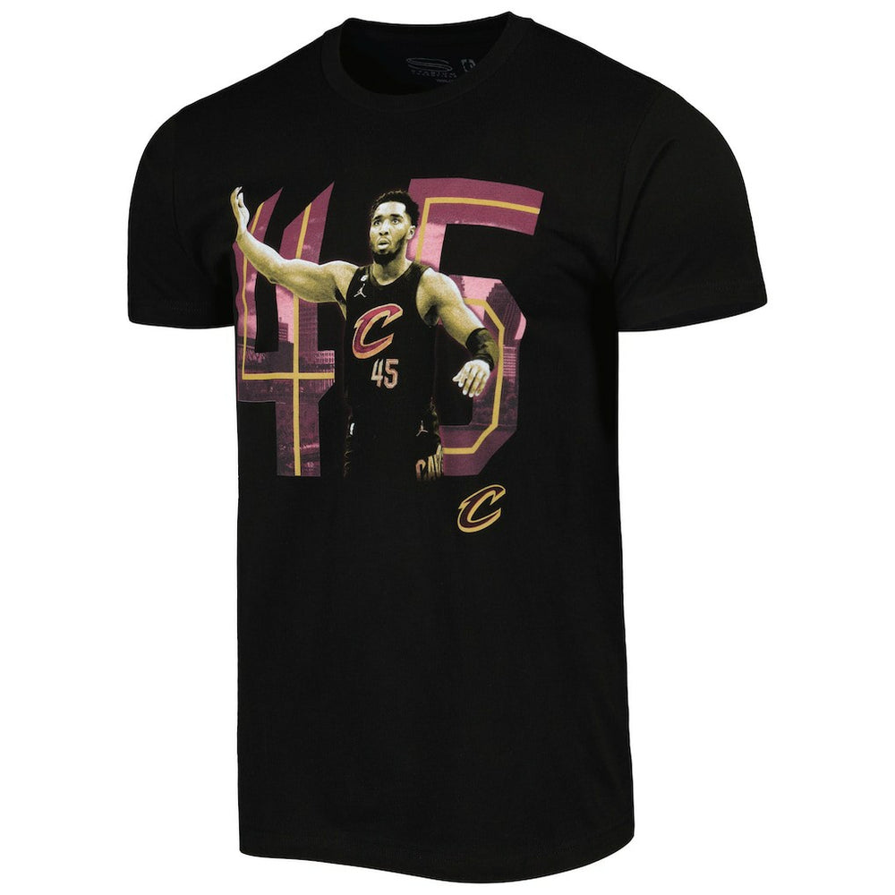 NBA Donovan Mitchell Cleveland Cavaliers Stadium Essentials Unisex Player Skyline T-Shirt sale