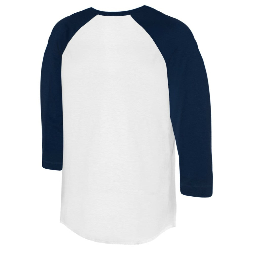 MLB Houston Astros Tiny Turnip Women's Base Stripe 3/4-Sleeve Raglan T-Shirt