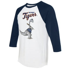 MLB Detroit Tigers Tiny Turnip Women's Bronto 3/4-Sleeve Raglan T-Shirt