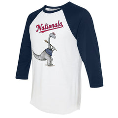 MLB Washington Nationals Tiny Turnip Women's Bronto 3/4-Sleeve Raglan T-Shirt