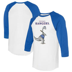 MLB Texas Rangers Tiny Turnip Women's Bronto 3/4-Sleeve Raglan T-Shirt