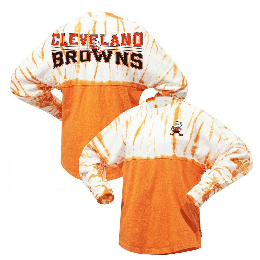 Women's Vintage Bamboo Spirit Jersey Long Sleeve T-Shirt - Cleveland Browns