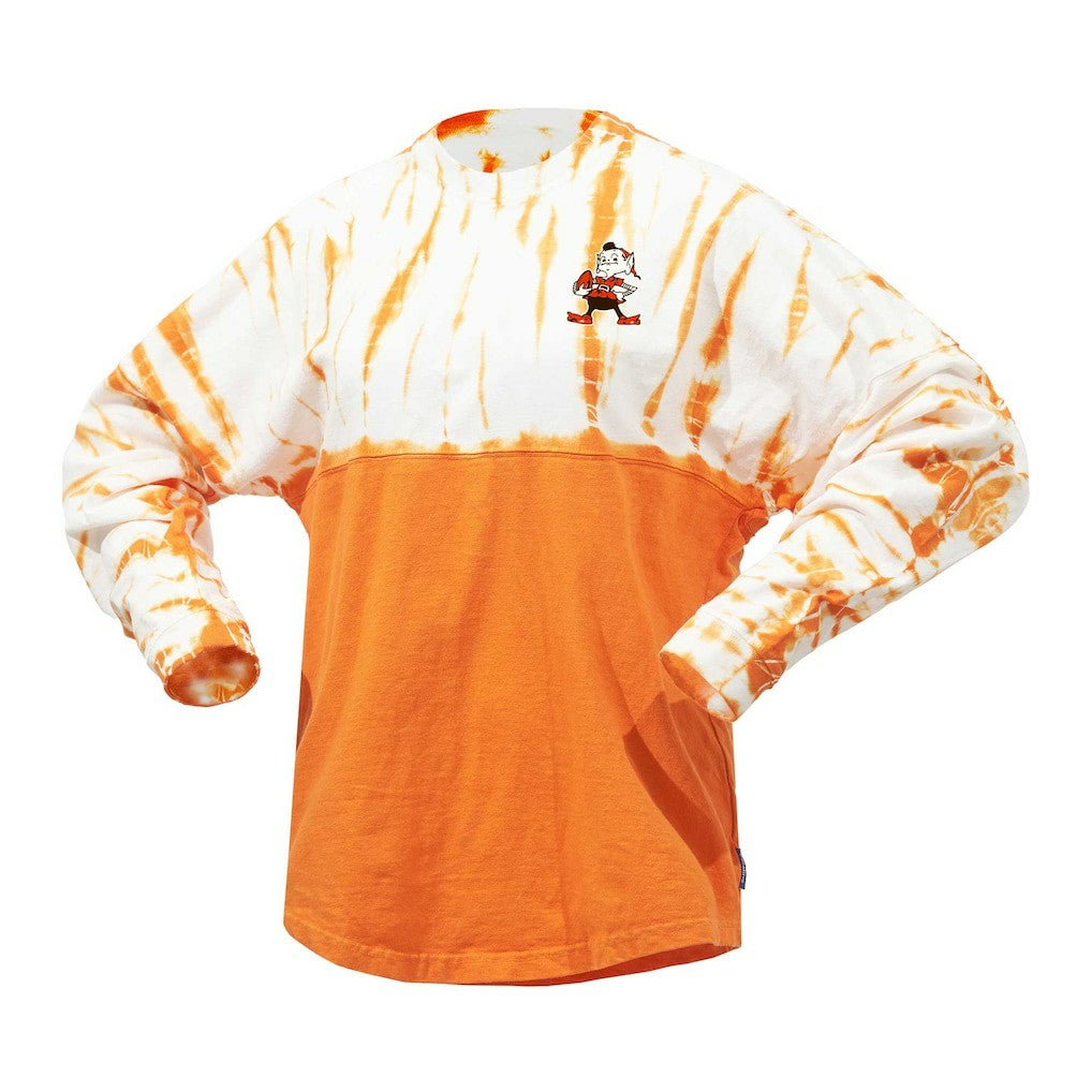 Women's Vintage Bamboo Spirit Jersey Long Sleeve T-Shirt - Cleveland Browns