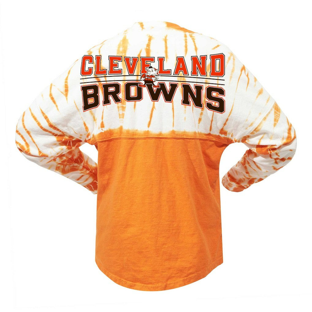 Women's Vintage Bamboo Spirit Jersey Long Sleeve T-Shirt - Cleveland Browns
