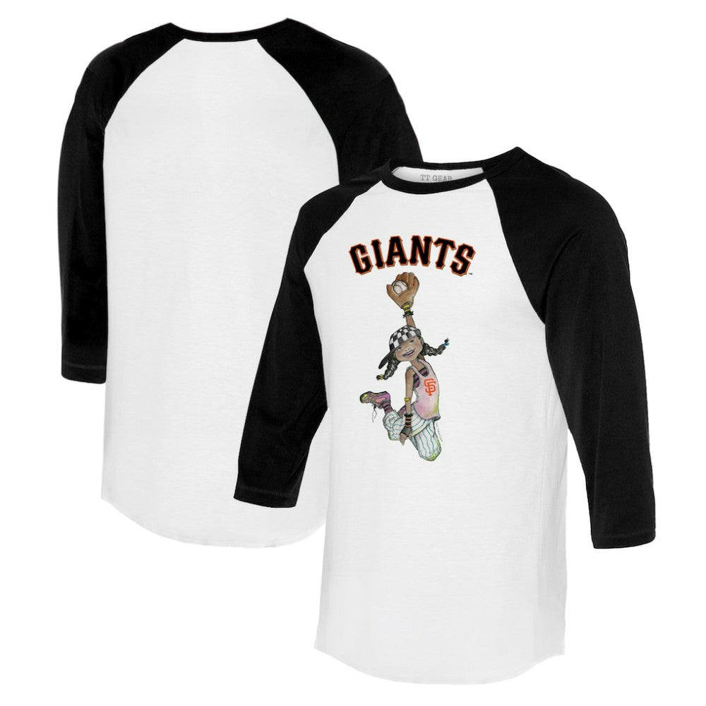 MLB San Francisco Giants Tiny Turnip Women's Jada 3/4-Sleeve Raglan T-Shirt