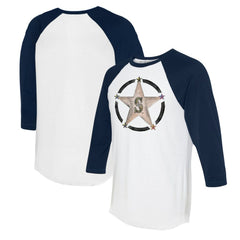 MLB Seattle Mariners Tiny Turnip Women's Military Star 3/4-Sleeve Raglan T-Shirt