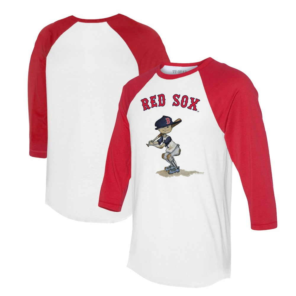 MLB Boston Red Sox Tiny Turnip Women's Slugger 3/4-Sleeve Raglan T-Shirt