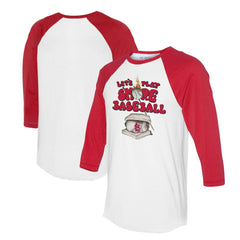 MLB St. Louis Cardinals Tiny Turnip Women's Smores 3/4-Sleeve Raglan T-Shirt