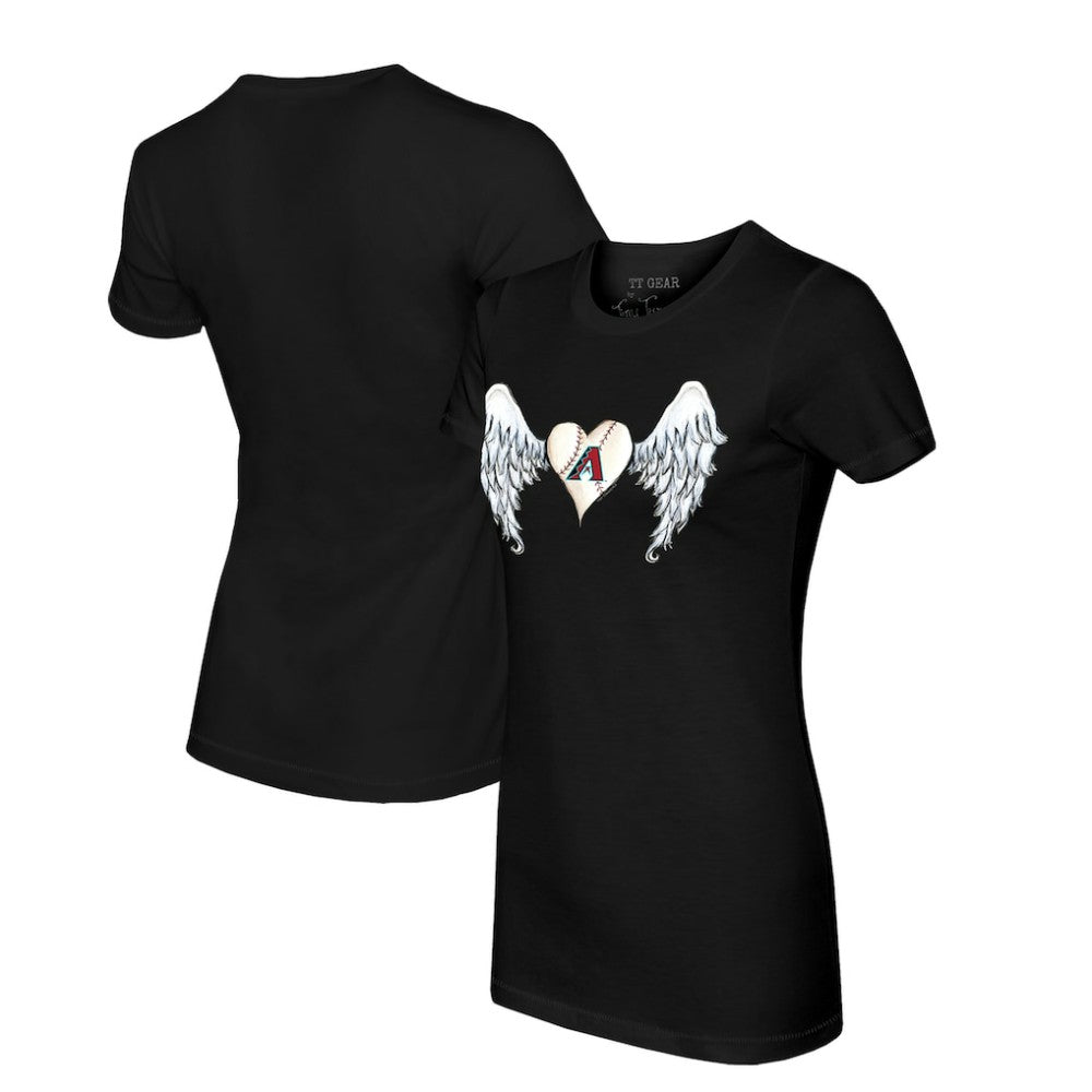 MLB Arizona Diamondbacks Tiny Turnip Women's Angel Wings T-Shirt