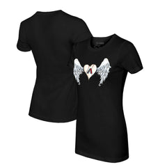 MLB Arizona Diamondbacks Tiny Turnip Women's Angel Wings T-Shirt