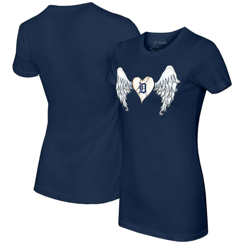 MLB Detroit Tigers Tiny Turnip Women's Angel Wings T-Shirt