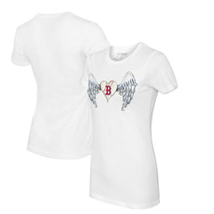 MLB Boston Red Sox Tiny Turnip Women's Angel Wings T-Shirt