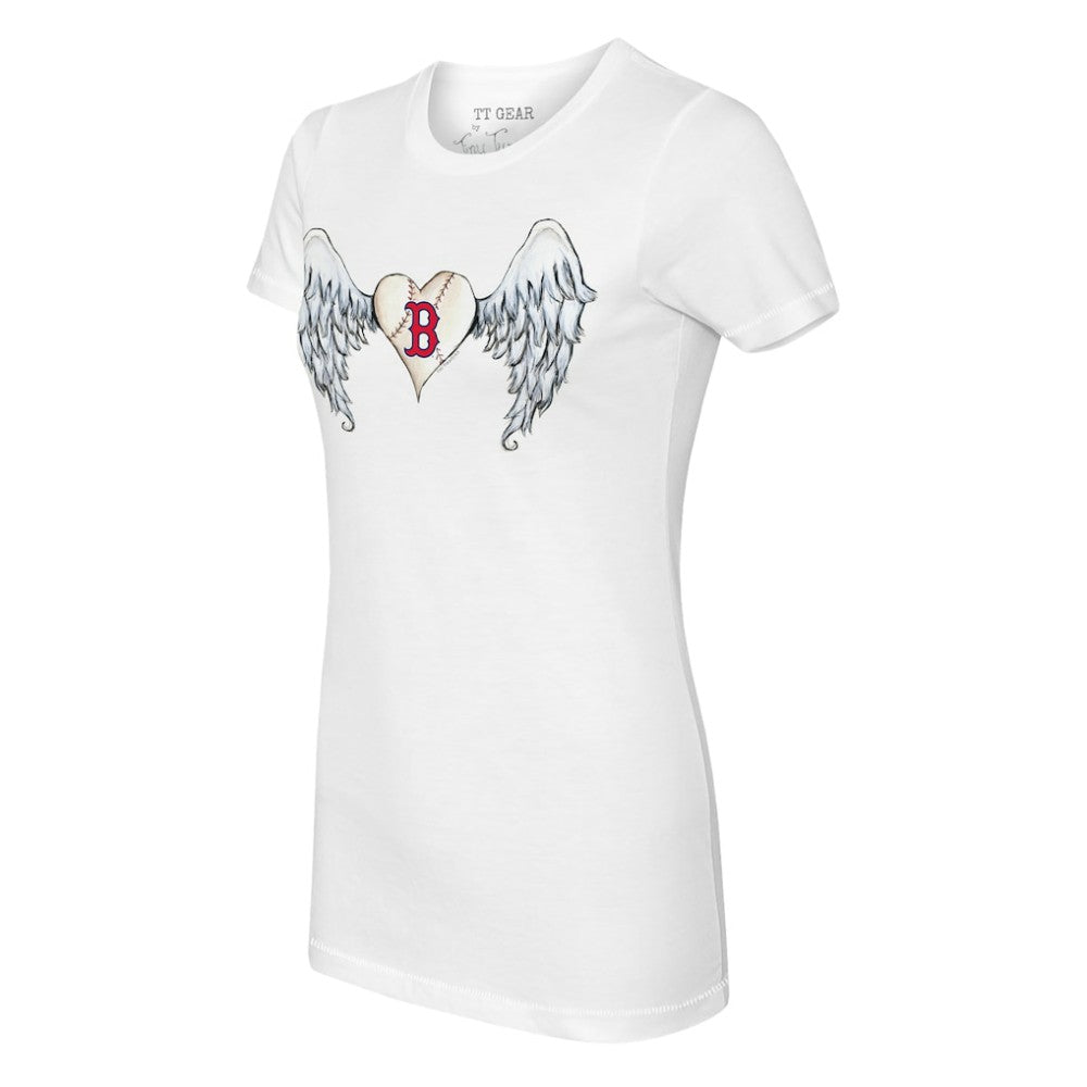 MLB Boston Red Sox Tiny Turnip Women's Angel Wings T-Shirt