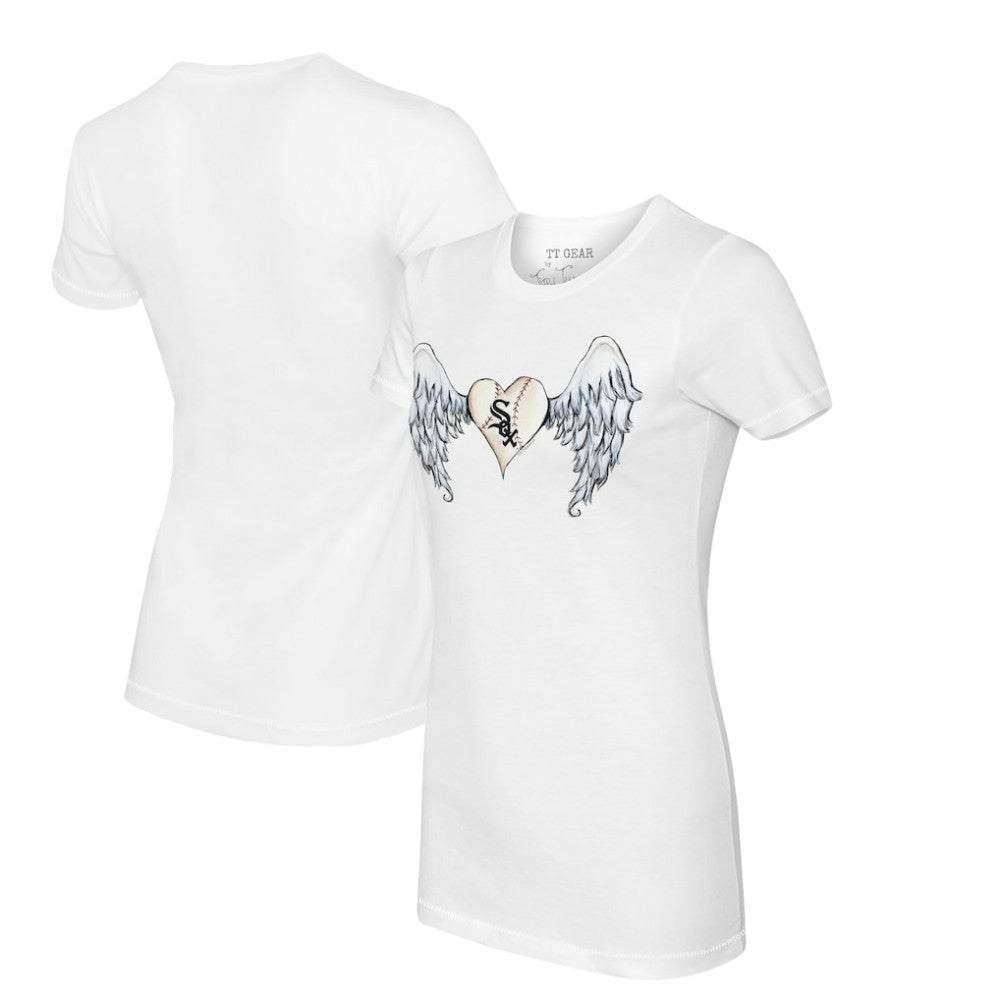MLB Chicago White Sox Tiny Turnip Women's Angel Wings T-Shirt