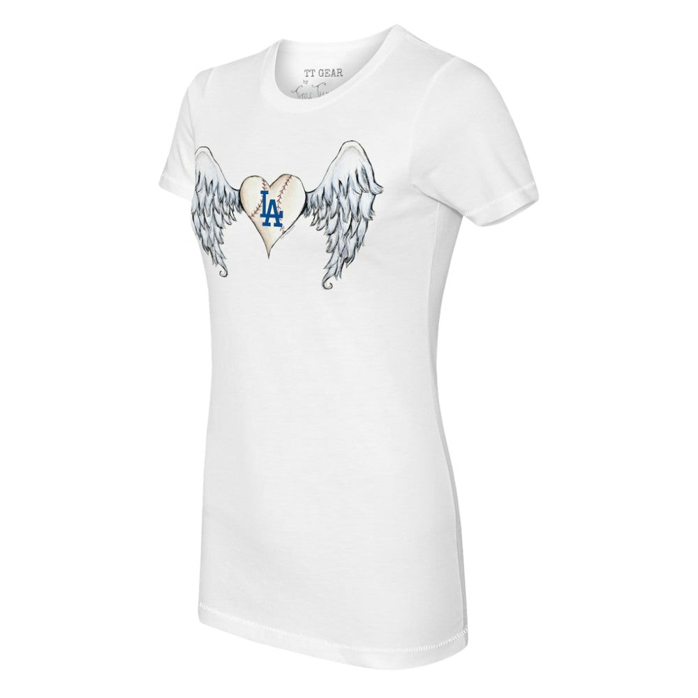 MLB Los Angeles Dodgers Tiny Turnip Women's Angel Wings T-Shirt