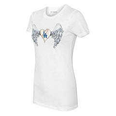 MLB Los Angeles Dodgers Tiny Turnip Women's Angel Wings T-Shirt