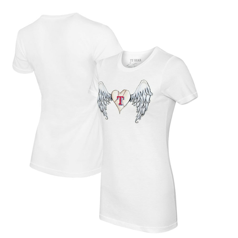 MLB Texas Rangers Tiny Turnip Women's Angel Wings T-Shirt