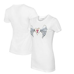 MLB Texas Rangers Tiny Turnip Women's Angel Wings T-Shirt