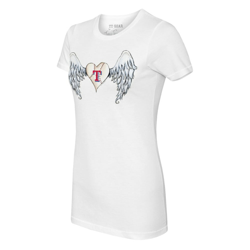 MLB Texas Rangers Tiny Turnip Women's Angel Wings T-Shirt