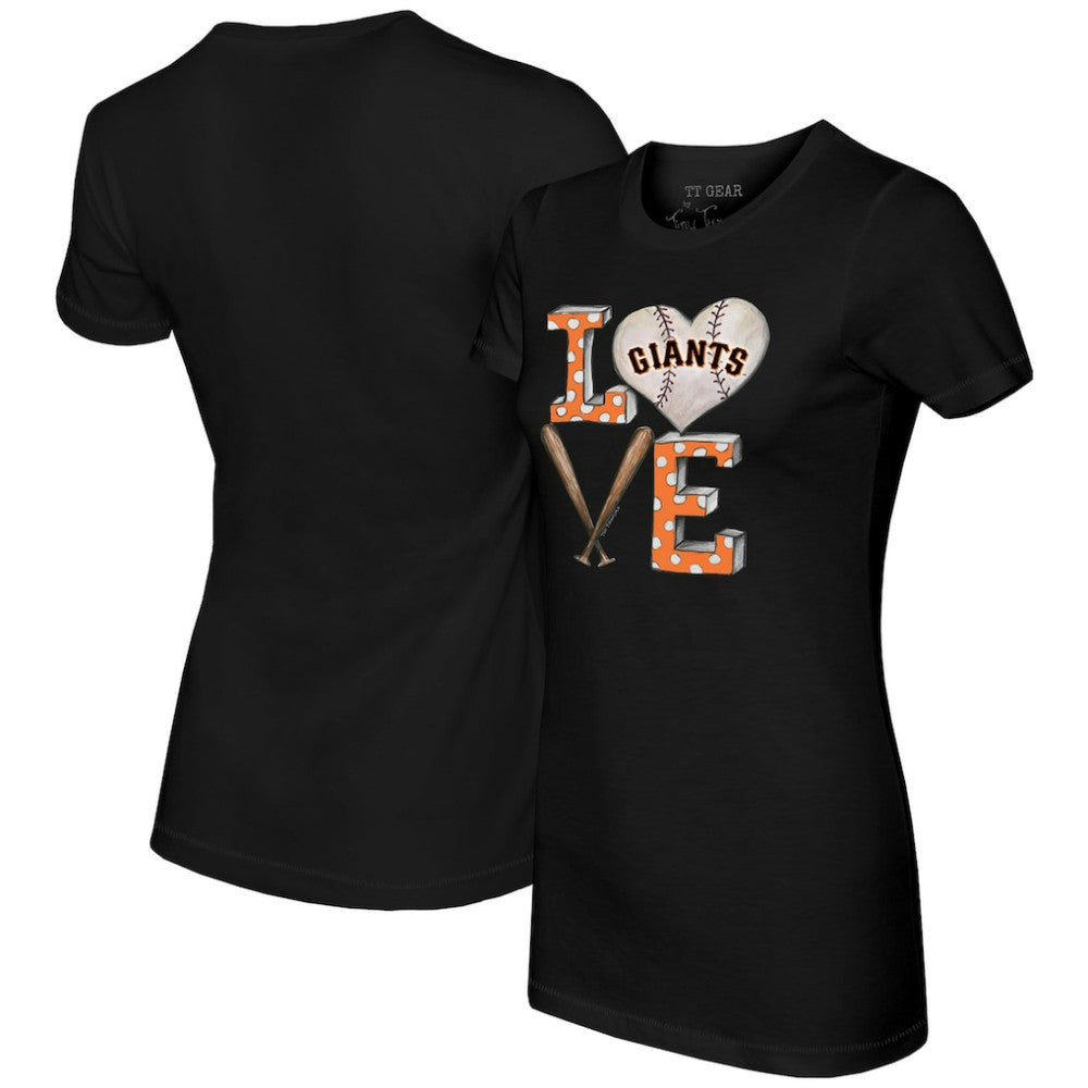 MLB San Francisco Giants Tiny Turnip Women's Baseball Love T-Shirt