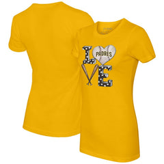 MLB San Diego Padres Tiny Turnip Women's Baseball Love T-Shirt