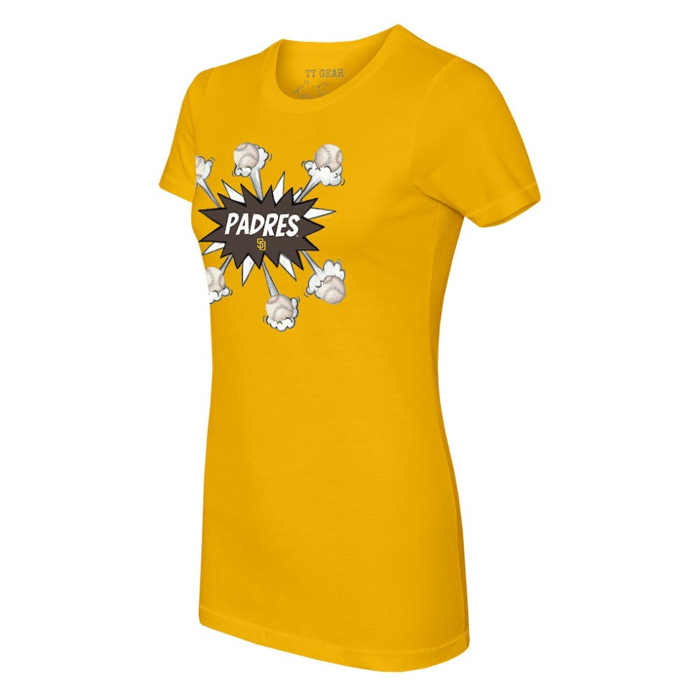 MLB San Diego Padres Tiny Turnip Women's Baseball Pow T-Shirt