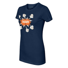 MLB Detroit Tigers Tiny Turnip Women's Baseball Pow T-Shirt