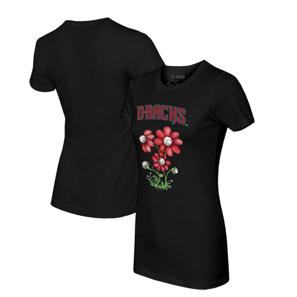 MLB Arizona Diamondbacks Tiny Turnip Women's Blooming Baseballs T-Shirt