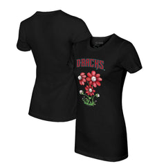 MLB Arizona Diamondbacks Tiny Turnip Women's Blooming Baseballs T-Shirt