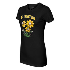 MLB Pittsburgh Pirates Tiny Turnip Women's Blooming Baseballs T-Shirt