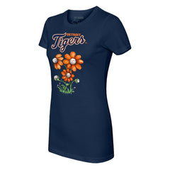 MLB Detroit Tigers Tiny Turnip Women's Blooming Baseballs T-Shirt