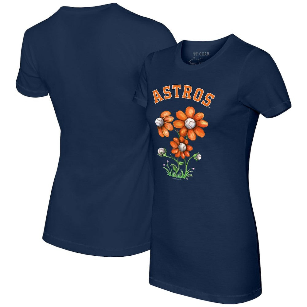 MLB Houston Astros Tiny Turnip Women's Blooming Baseballs T-Shirt