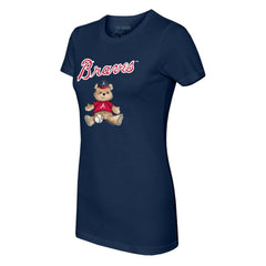 MLB Atlanta Braves Tiny Turnip Women's Teddy Boy T-Shirt