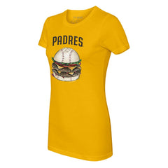 MLB San Diego Padres Tiny Turnip Women's Burger T-Shirt
